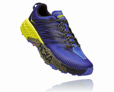 Hoka One One Speedgoat 4 Férfi Terepfutó Cipő - Fekete/Rózsaszín [H7590-483]